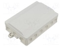 Enclosure: junction box; X: 135mm; Y: 40mm; Z: 90mm; wall mount; IP54