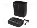 Shredder; Cut: strip cut; Protection: P-2; 15l; 381x320x188mm