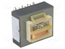 Transformer: mains; 2VA; 230VAC; 12V; 12V; 0.09A; 0.09A; IP00