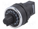 Potentiometer; 22mm; -25÷70°C; IP65; Potentiometer: single turn