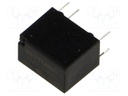 Relay: electromagnetic; SPDT; Ucoil: 5VDC; 0.5A/125VAC; 1A/30VDC
