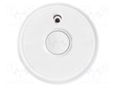 Meter: smoke detector; 90x33mm; Conform to: EN 14604: 2005; 0÷40°C