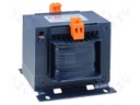 Transformer: mains; 500VA; 400VAC; 230V; Leads: terminal block