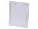 Enclosure: for modular components; IP40; plaster embedded