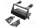 Radio mounting frame; Hyundai; 1 DIN; black