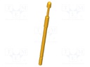 Test needle; Operational spring compression: 4mm; 8A; Ø: 2mm; 1.5N