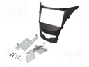 Radio frame; SsangYong; 2 DIN; black