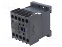 Contactor: 4-pole; NC x2 + NO x2; 24VDC; 10A; DIN,on panel; W: 45mm