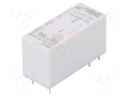 Relay: electromagnetic; SPST-NO; Ucoil: 12VDC; 16A/250VAC; 480mW