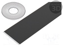 Wire: ribbon; 1.27mm; stranded; Cu; unshielded; PVC; black; 30.5m