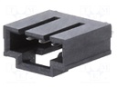 Socket; wire-board; male; SL; 2.54mm; PIN: 4; THT; tinned; straight