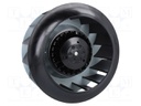 Fan: AC; radial; 230VAC; Ø182x85mm; 510m3/h; 63dBA; ball bearing