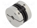 Coupling; Ø1: 6mm; Ø2: 6mm; Mat: aluminium,polyamide; -10÷80°C