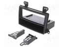 Radio mounting frame; Mazda; 1 DIN; black