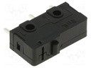 Microswitch SNAP ACTION; without lever; SPDT; 3A/250VAC; ON-(ON)