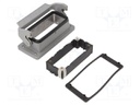 Enclosure: for HDC connectors; Han® B,Rear Fit; size 16B; IP65