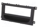 Radio mounting frame; Ford; 1 DIN; black