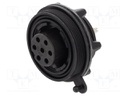 Connector: circular; socket; female; PIN: 7; 5A; 277V; IP68,IP69K
