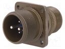 Connector: circular; Series: 97; socket,plug; male; PIN: 4(2+2)
