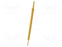 Test needle; Maksimum spring compression: 5mm; 3A; Contacts: CuBe