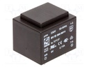 Transformer: encapsulated; 2.1VA; 230VAC; 9V; 233mA; Mounting: PCB
