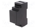 Enclosure: for DIN rail mounting; Y: 88mm; X: 34mm; Z: 62mm; ABS