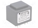 Transformer: encapsulated; 2.5VA; 400VAC; 12V; 208.3mA; IP00; 120g