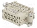Connector: rectangular; female; EPIC H-A; PIN: 10; 10+PE; 16A; 250V