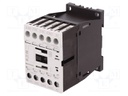Contactor: 4-pole; NC x2 + NO x2; 230VAC; 4A; DIN; DILA-22; W: 45mm