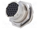 Connector: circular; Series: RT360; socket,plug; female; PIN: 19