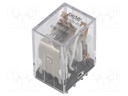 Relay: electromagnetic; DPDT; Ucoil: 12VDC; 5A/277VAC; 5A/30VDC