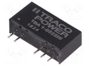 Converter: DC/DC; 1W; Uin: 4.5÷5.5V; Uout: 12VDC; Uout2: -12VDC; SIP7