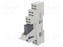 Relay: interface; DPDT; Ucoil: 230VAC; Mounting: DIN; Series: CR-P