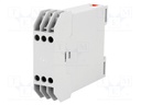 Enclosure: for DIN rail mounting; Y: 81.8mm; X: 22.5mm; Z: 99mm; ABS