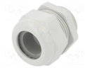 Cable gland; M40; IP68; Mat: polyamide; light grey; UL94V-0