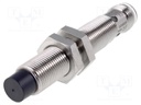 Sensor: inductive; Output conf: NPN / NC; 0÷8mm; 12÷24VDC; M12