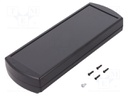Enclosure: for remote controller; X: 79mm; Y: 220mm; Z: 27mm; ABS