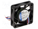 Fan: DC; axial; 40x40x10mm; 8m3/h; 22.1dBA; slide bearing; 5400rpm