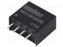 Converter: DC/DC; 1W; Uin: 2.97÷3.63V; 12VDC; Iout: 83mA; SIP4; 1.8g