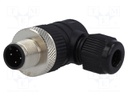 Plug; M12; PIN: 4; male; A code-DeviceNet / CANopen; for cable