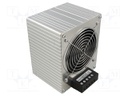 Heater; heating,with fan; 1500; 750W; 230VAC; IP20; 45÷54m3/h