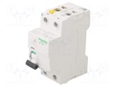 RCD breaker; Inom: 25A; Ires: 300mA; Poles: 2; 400V; Mounting: DIN