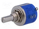 Potentiometer: shaft; multiturn; 2kΩ; 2W; ±5%; 6.35mm; linear