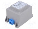 Transformer: encapsulated; 35VA; 230VAC; 18V; 18V; 0.97A; 600g; IP00