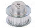 Belt pulley; T2.5; W: 4; 6mm; whell width: 16mm; Ø: 18.5mm; aluminium