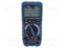 Digital multimeter; LCD (4000),with a backlit; True RMS; IP67