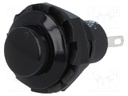 Switch: push-button; Pos: 2; SPST-NO; 1.5A/250VAC; black; 50mΩ