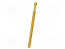Test needle; Operational spring compression: 4mm; 5A; Ø: 2mm; 3N