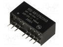 Converter: DC/DC; 2W; Uin: 18÷72V; Uout: 12VDC; Iout: 166mA; SIP8