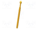 Test needle; Operational spring compression: 4mm; 5A; Ø: 2mm; 3N